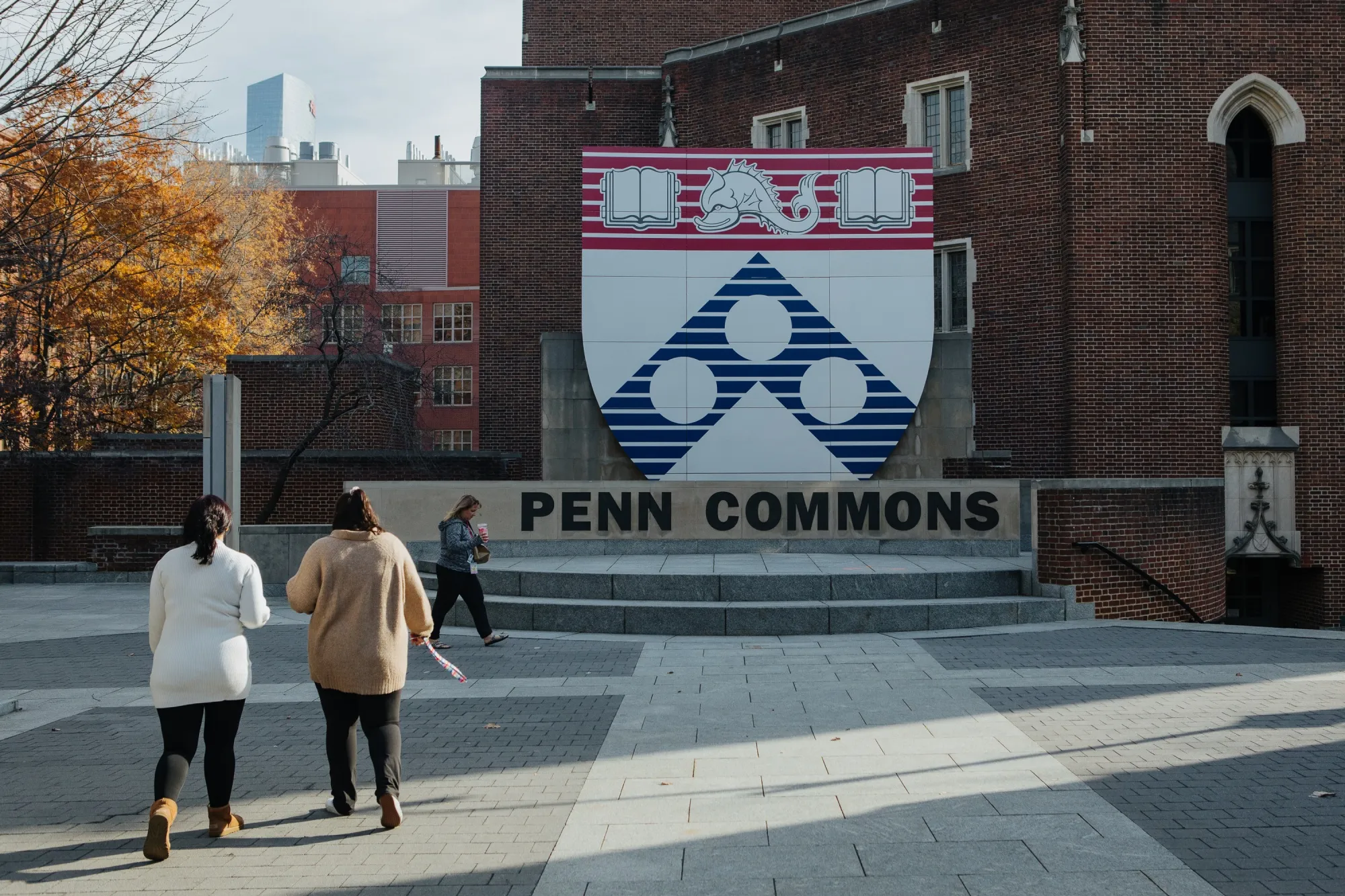 Students on the University of Pennsylvania campus in Philadelphia.