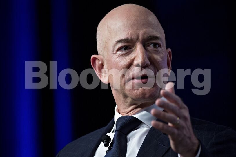 Amazon CEO Jeff Bezos Speaks At Air Force Association Air, Space & Cyber Conference