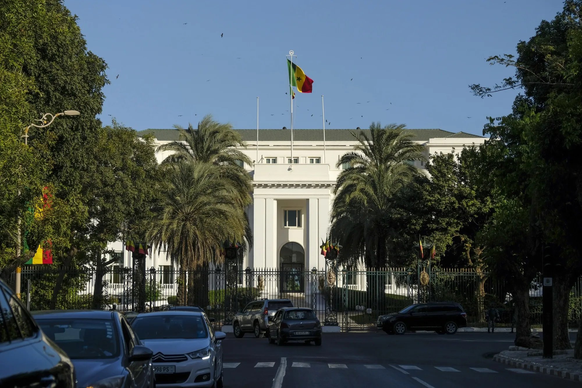 The Presidential Palace in Dakar, Senegal.