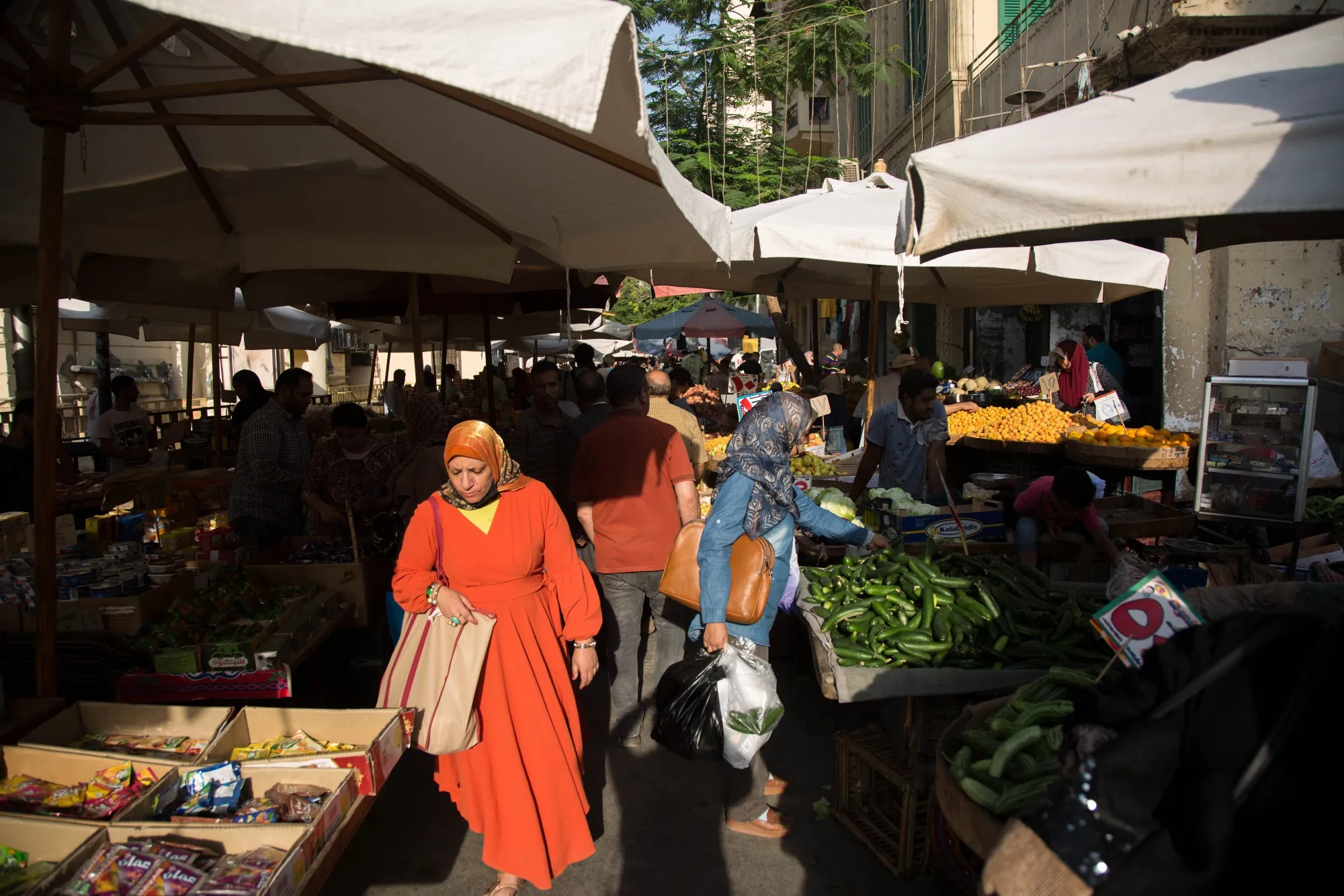 The Al-Monira market in Cairo.&nbsp;