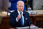 President Joe Biden delivers the&nbsp;State of the Union address at the U.S. Capitol in Washington&nbsp;on March 1.&nbsp;