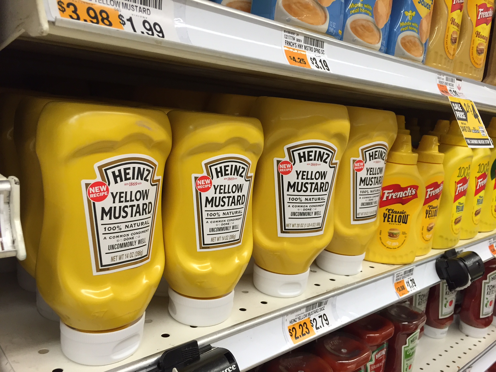 Heinz is looking to expand the small presence of its mustard in supermarket aisles.

