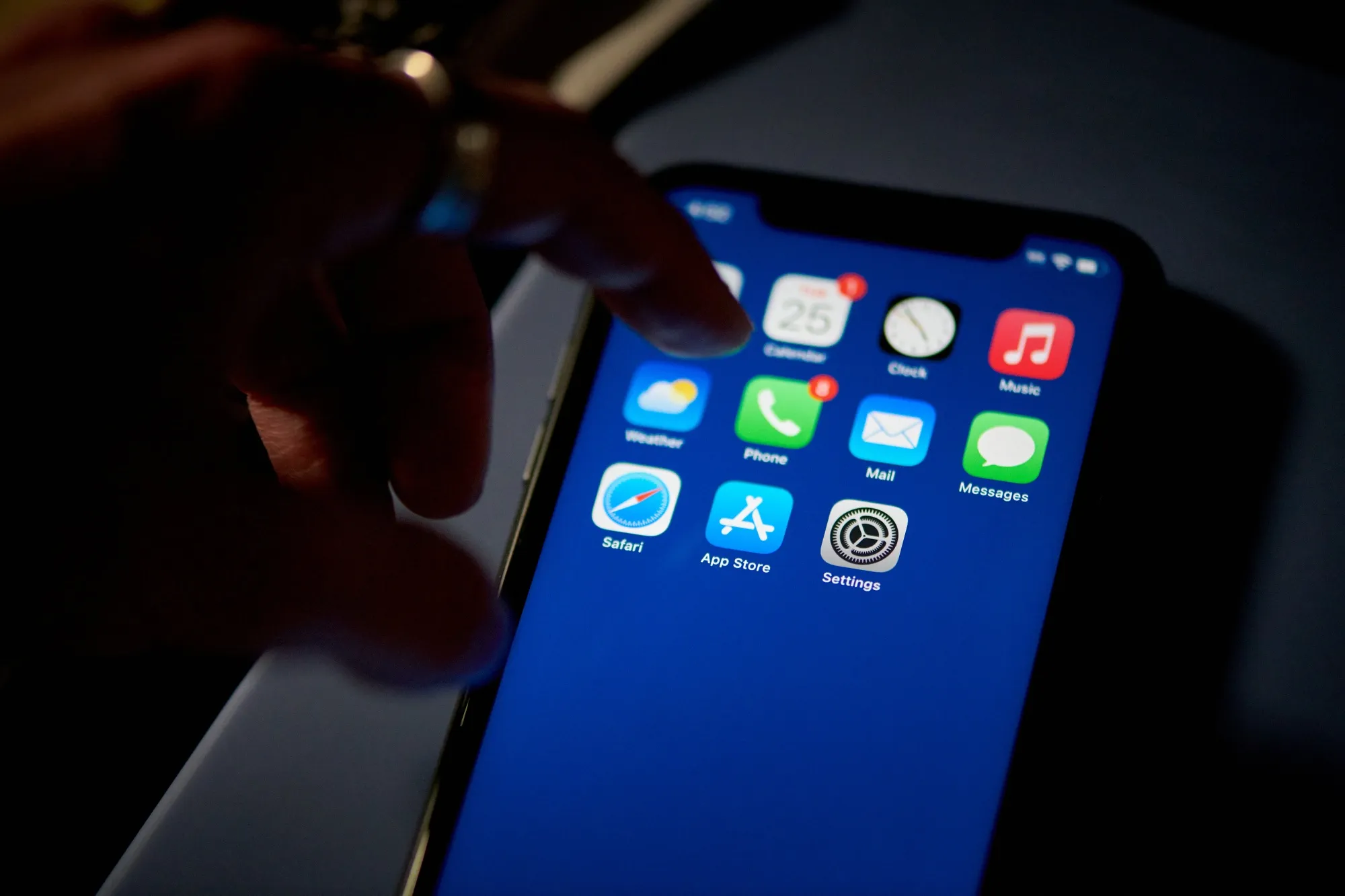 The Apple App Store app.