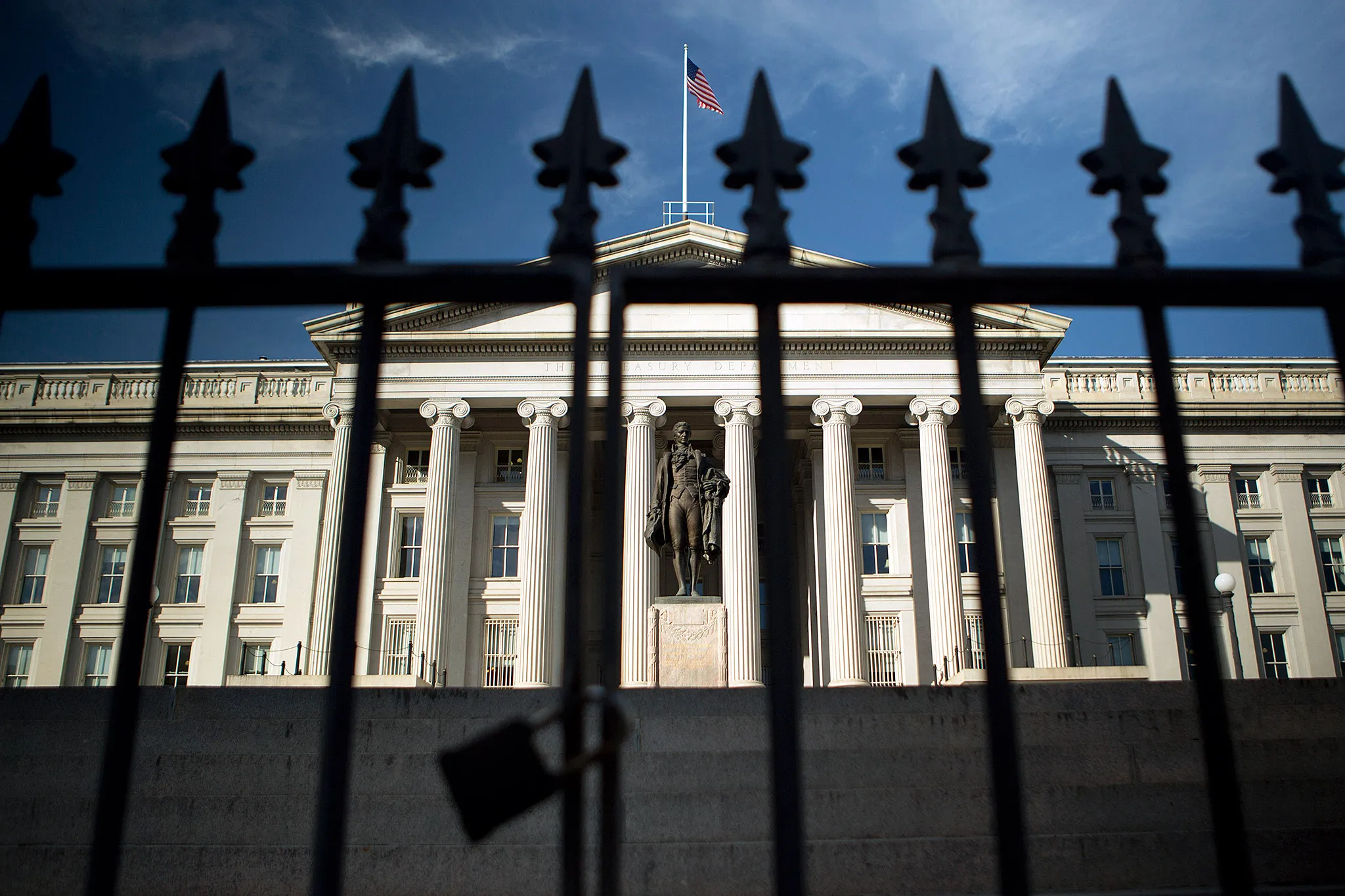 The U.S. Treasury in Washington, D.C.
