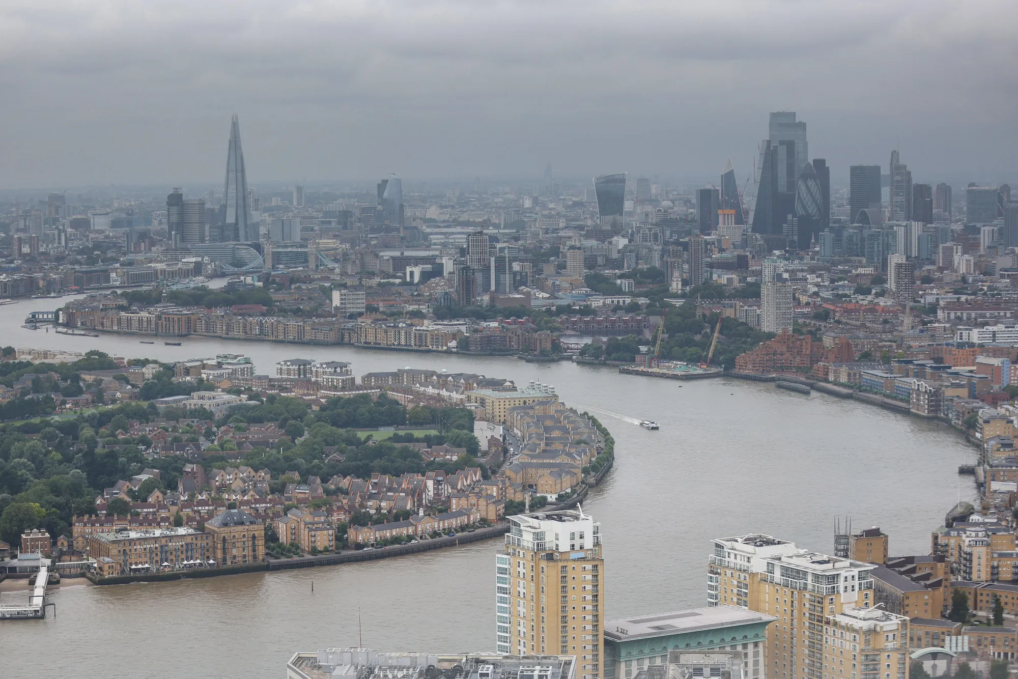 City Skyline as Hybrid Work Transforms Economies
