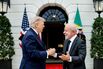US President Trump meets with Brazilian President Lula da Silva at the White House