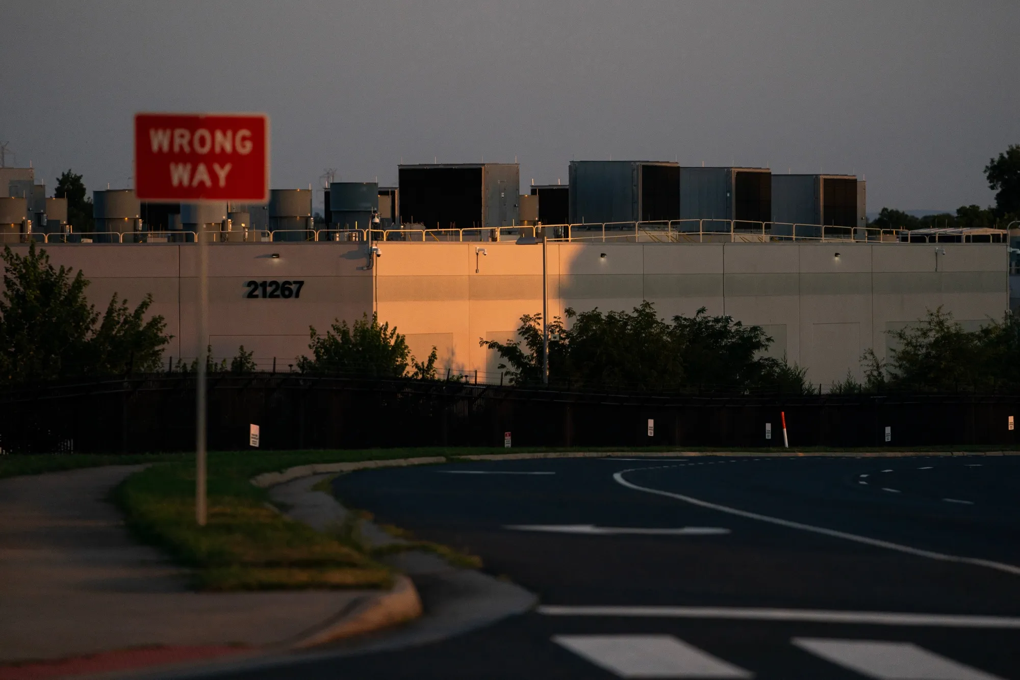 An Amazon Web Services datacenter in Ashburn, Virginia.