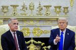 Donald Trump and Mark Carney