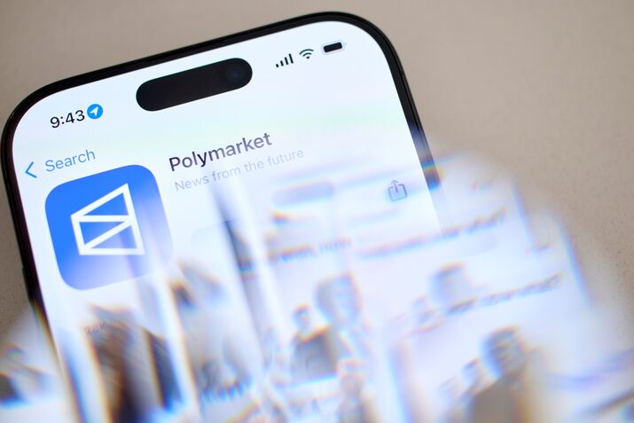 The Polymarket app.