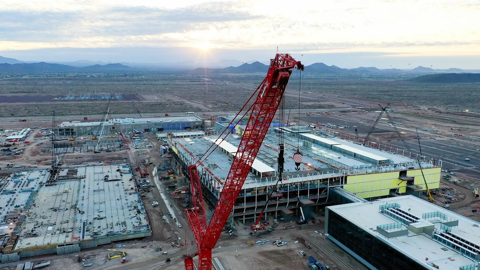 The TSMC construction site in Phoenix, Arizona.