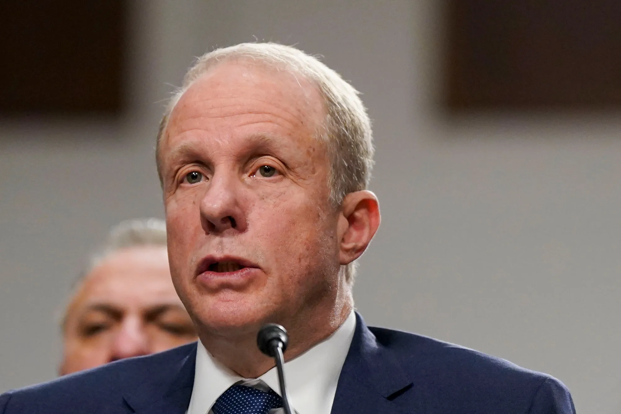 Stephen Feinberg&nbsp;during a Senate Armed Services Committee confirmation hearing in Washington, DC, on Feb. 25.