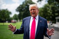 President Trump Departs White House For Pennsylvania