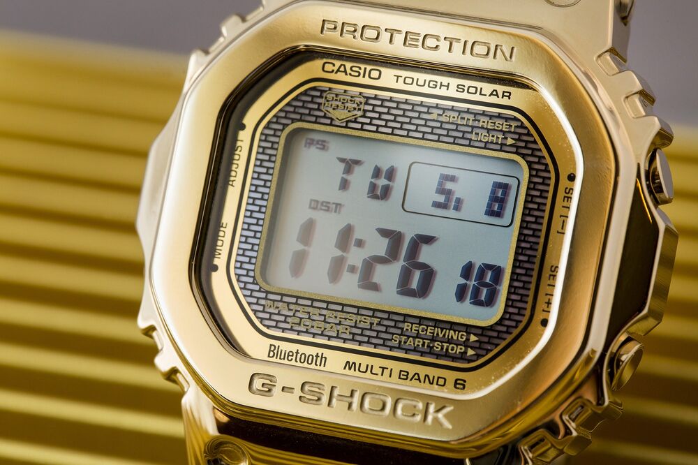 casio b5000 gold