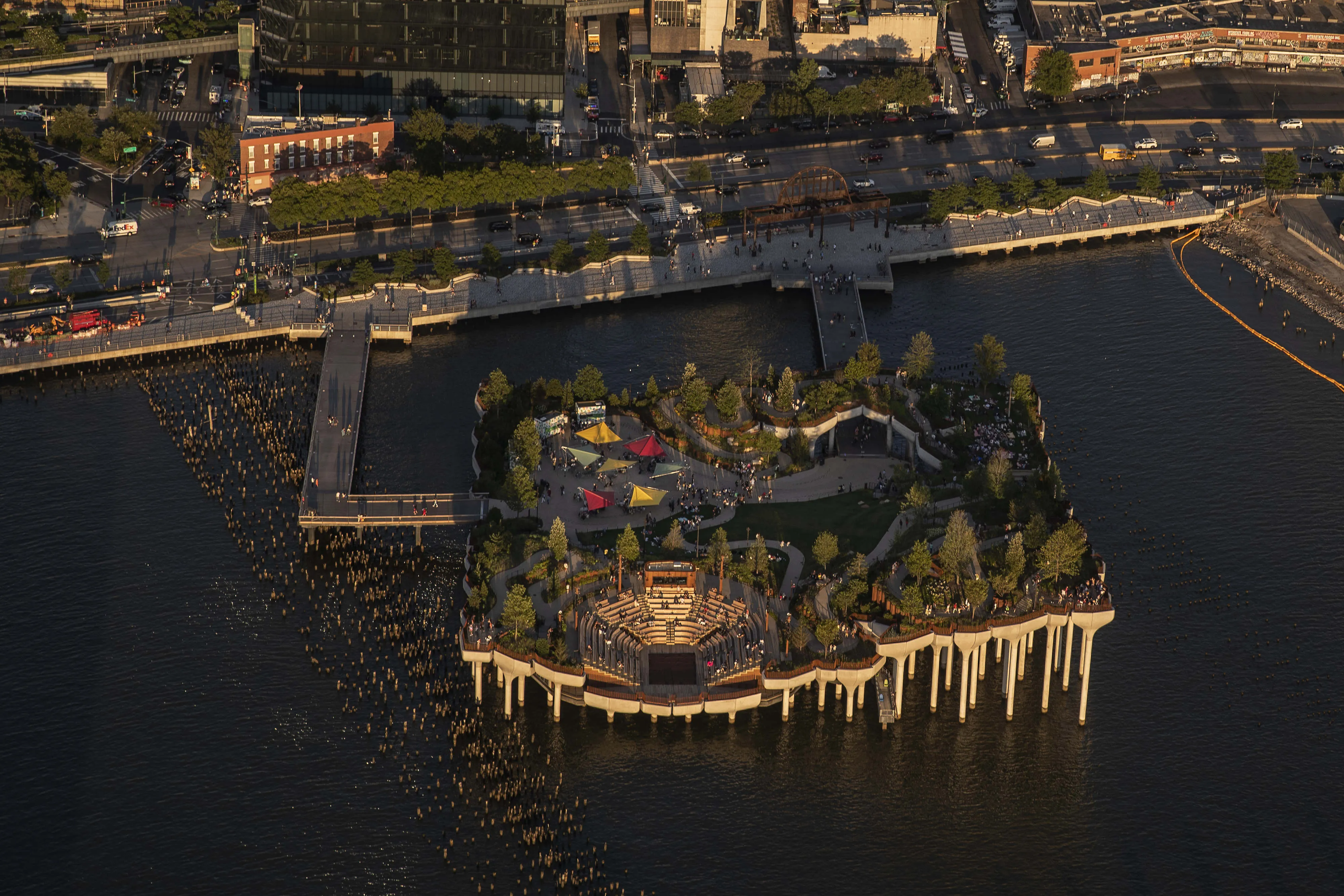 Little Island Park in Manhattan opened the pandemic.