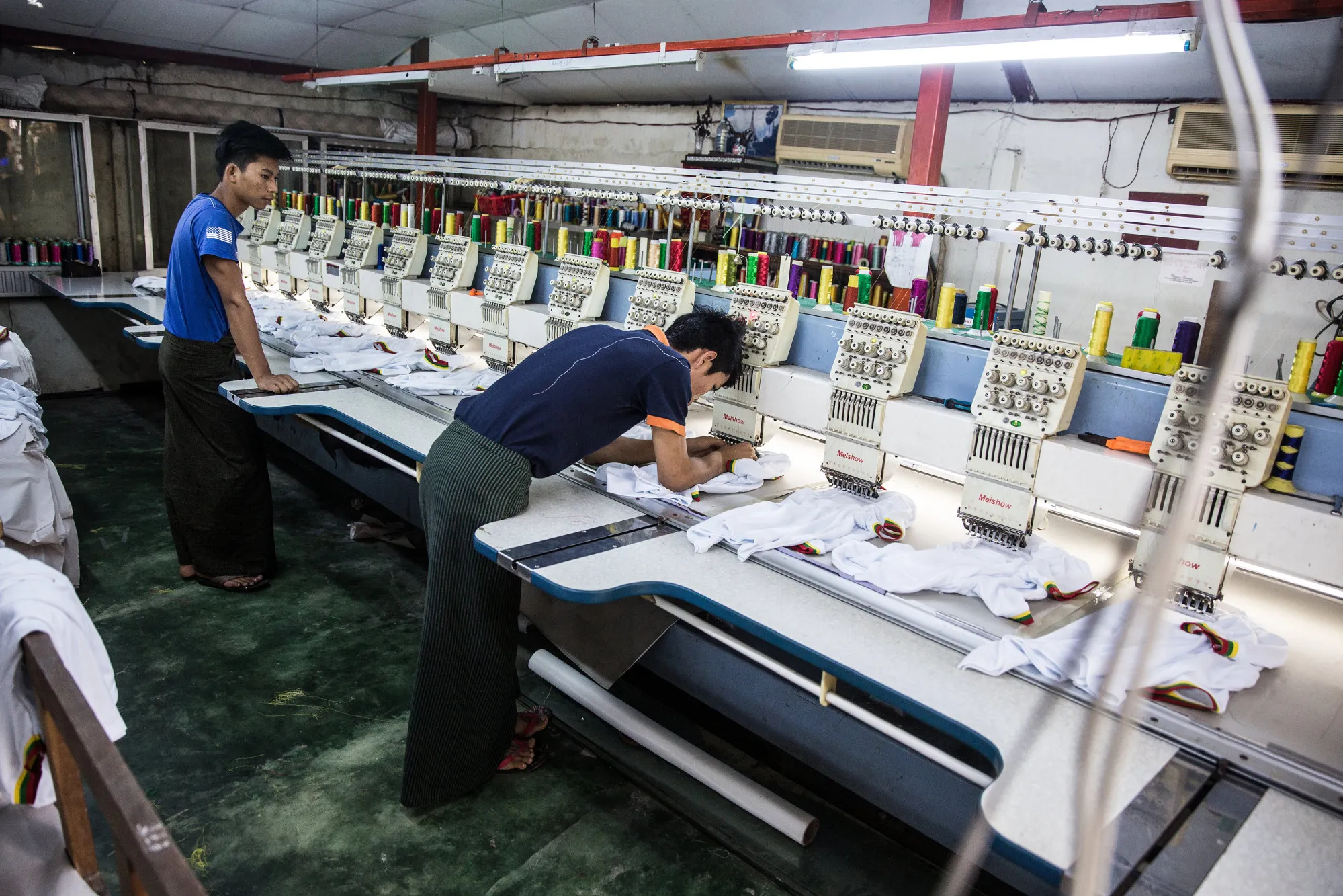Clothes Manufacturing at the Hnin Shwe Kyar Garment Factory