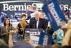 Bernie Sanders Holds New Hampshire Primary Night Rally
