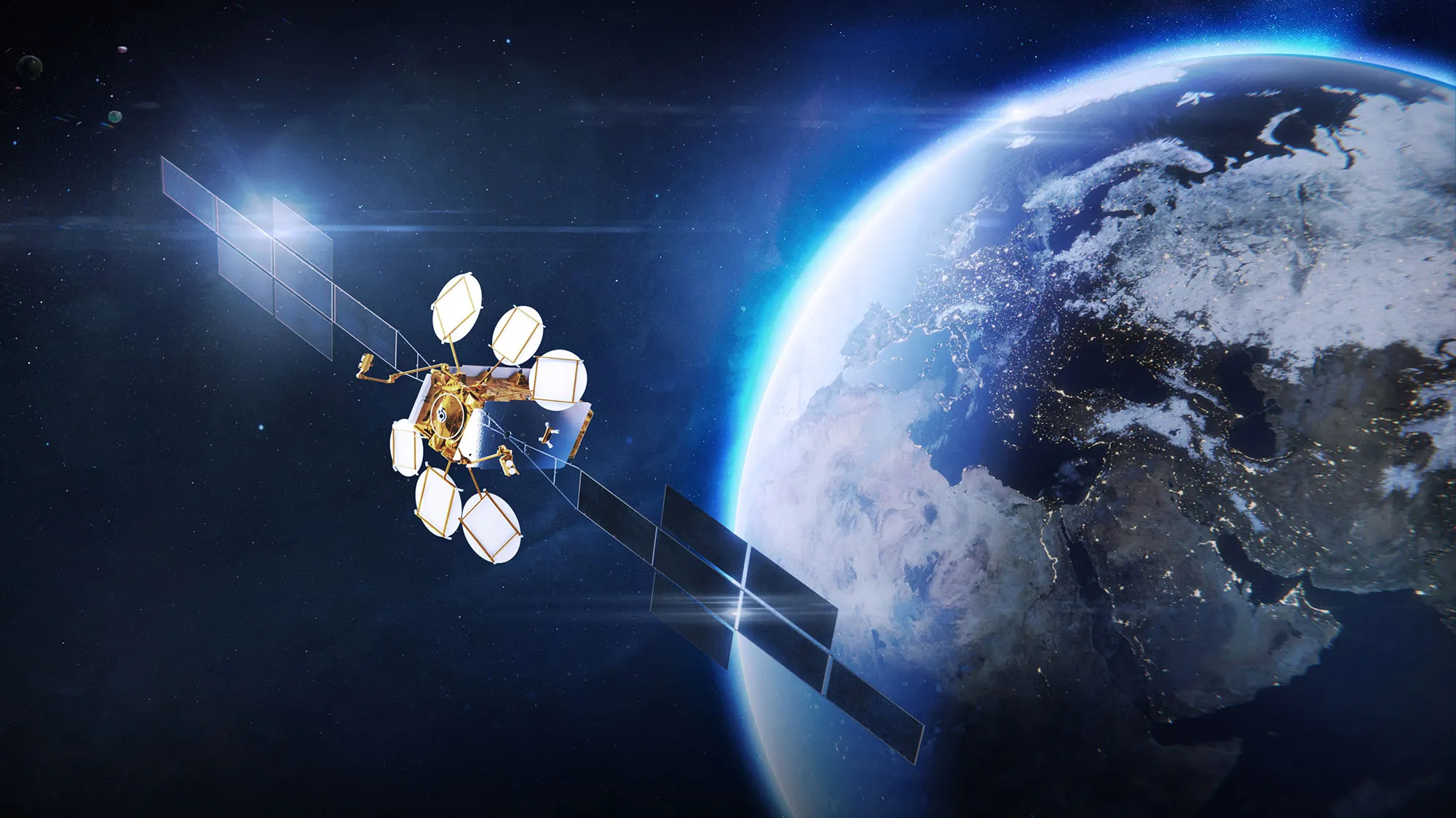 illustration of EUTELSAT 36D satellite