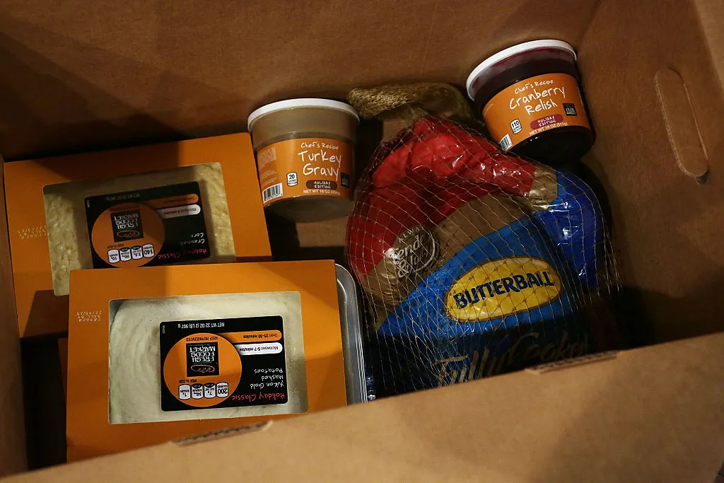 Even Thanksgiving can come in a box.
