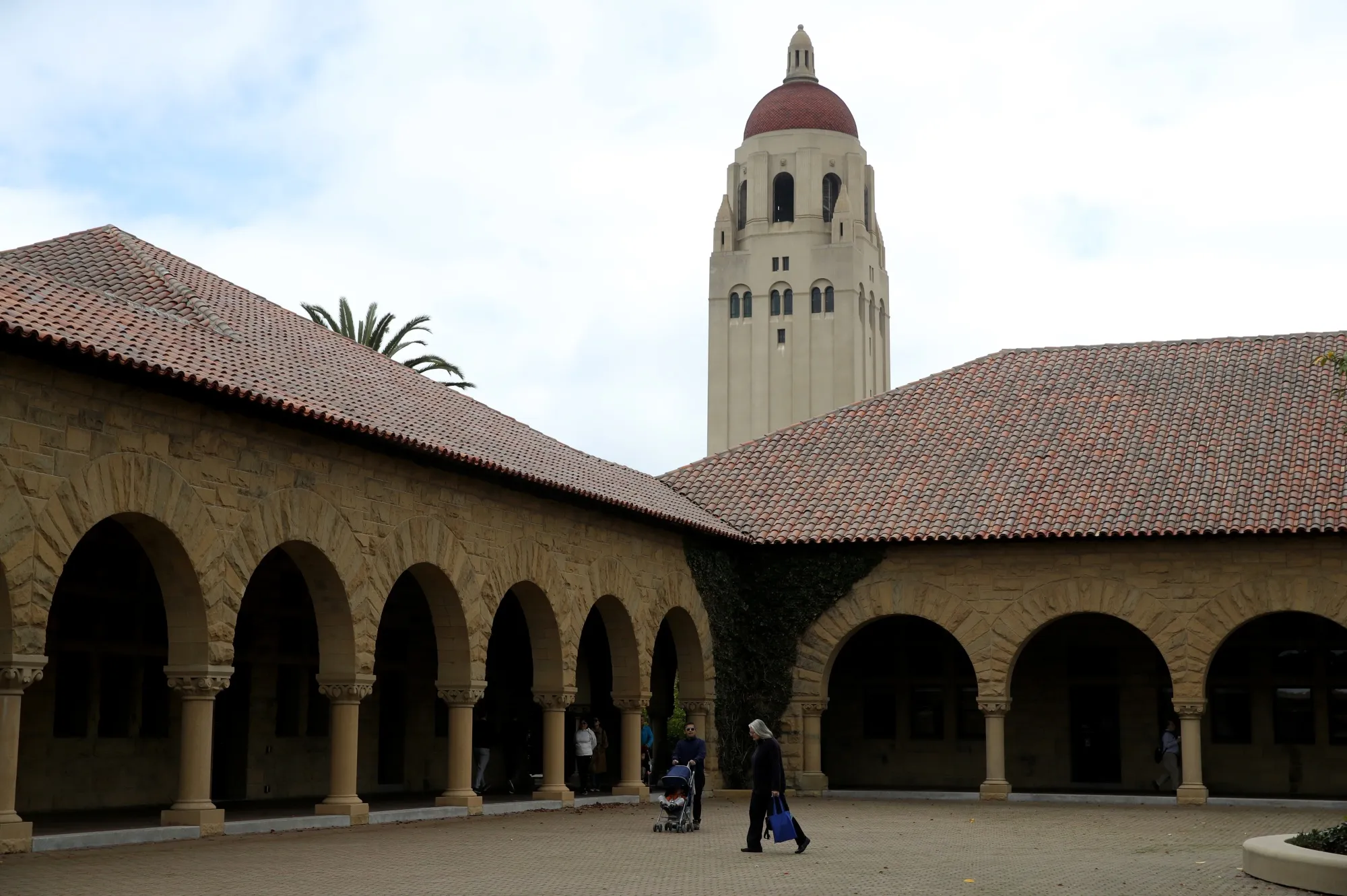 Hoover Tower on the Stanford University campus&nbsp;in Stanford, California.&nbsp;