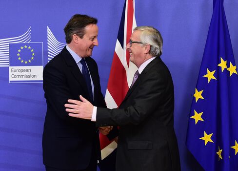 David Cameron And Jean-Claude Juncker