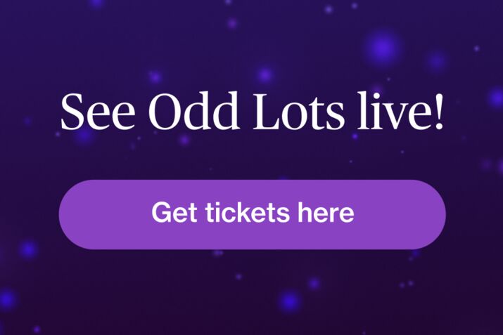 Odd Lots is Live in NYC on May 28
