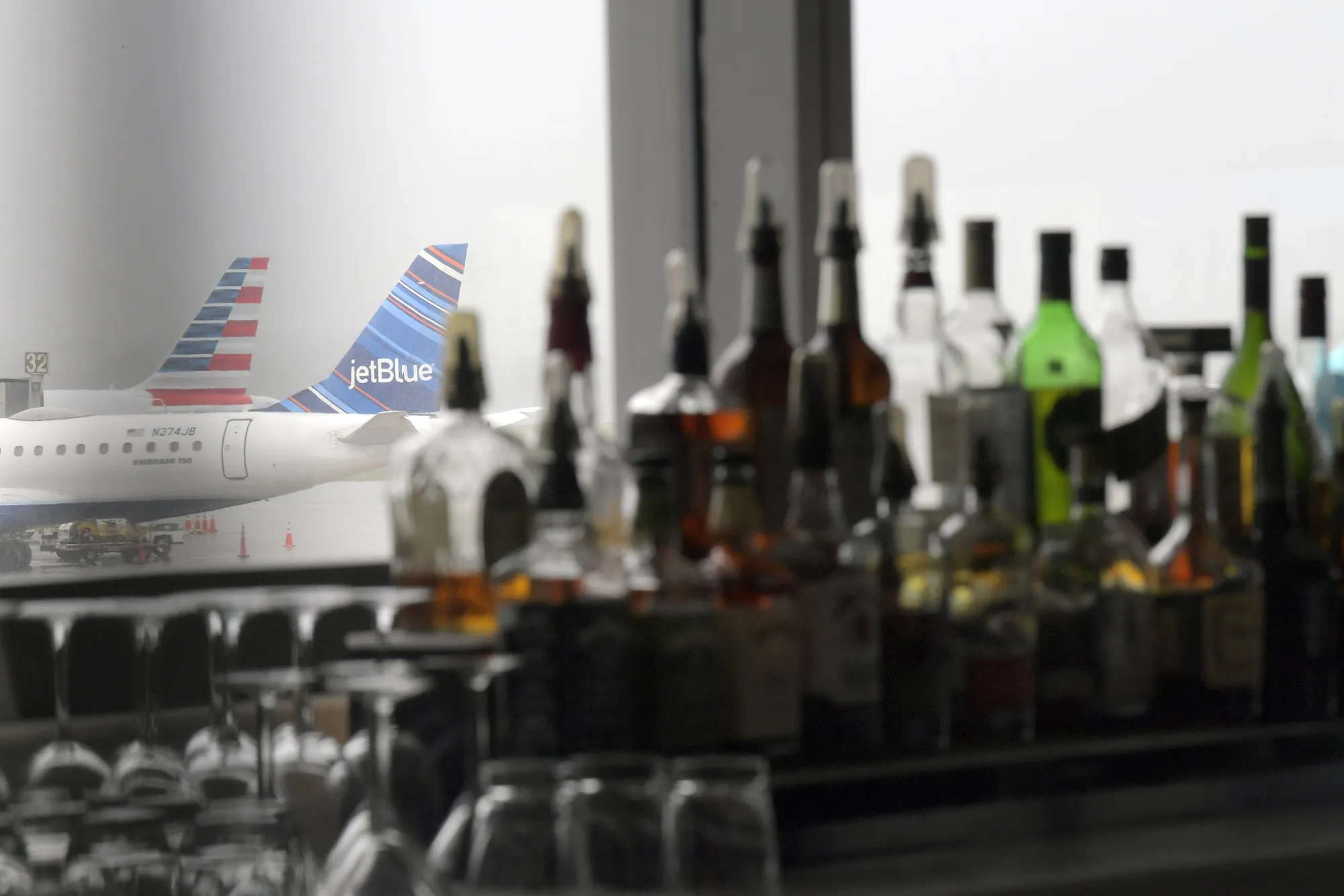 Airport workers