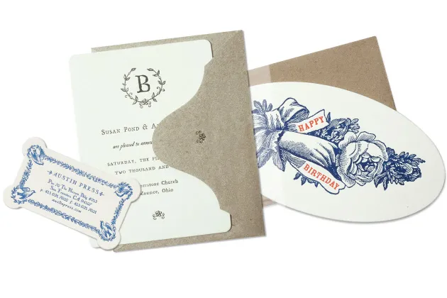 Austin Press made about $250,000 in sales last year. Kimberly Austin now has three presses churning out cards and invitations