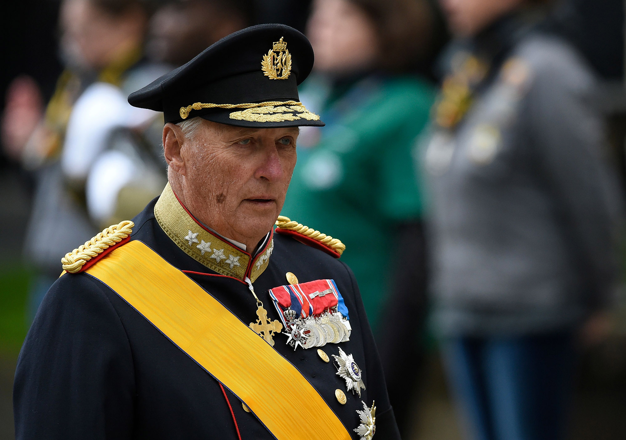 King Harald V of Norway.