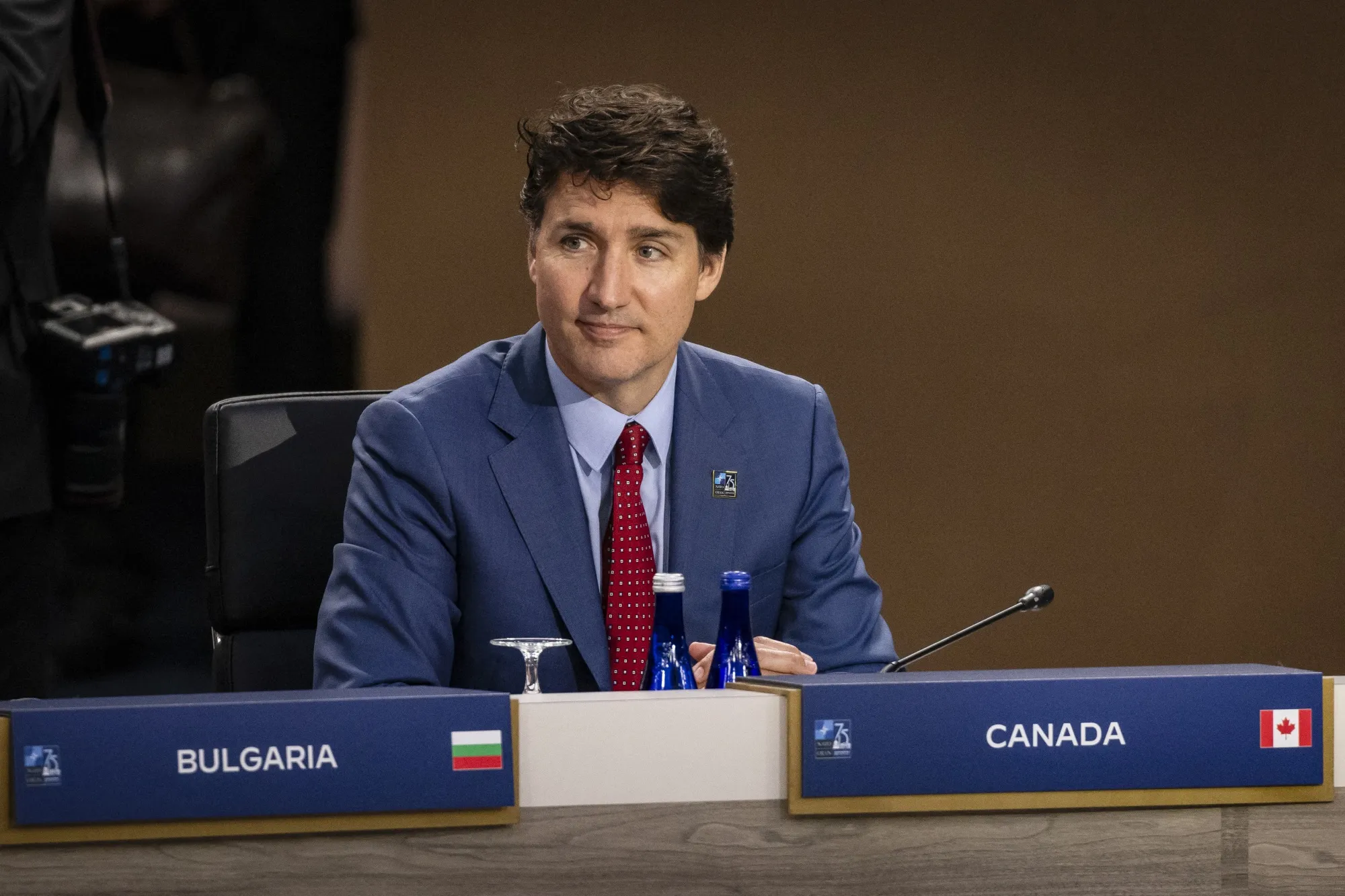 Prime Minister&nbsp;Justin Trudeau&nbsp;attends the NATO 75th anniversary summit in Washington, on July 10.