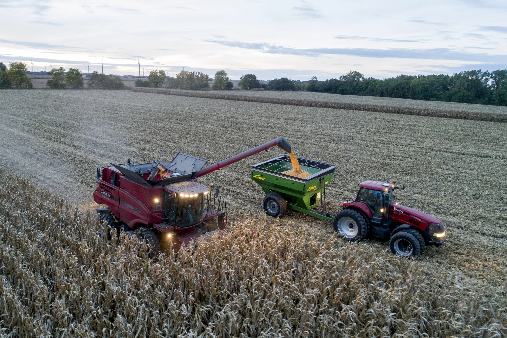 Corn is harvested in Illinois on Sept. 29, 2020.