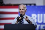 President Biden Delivers Remarks At DNC Rally