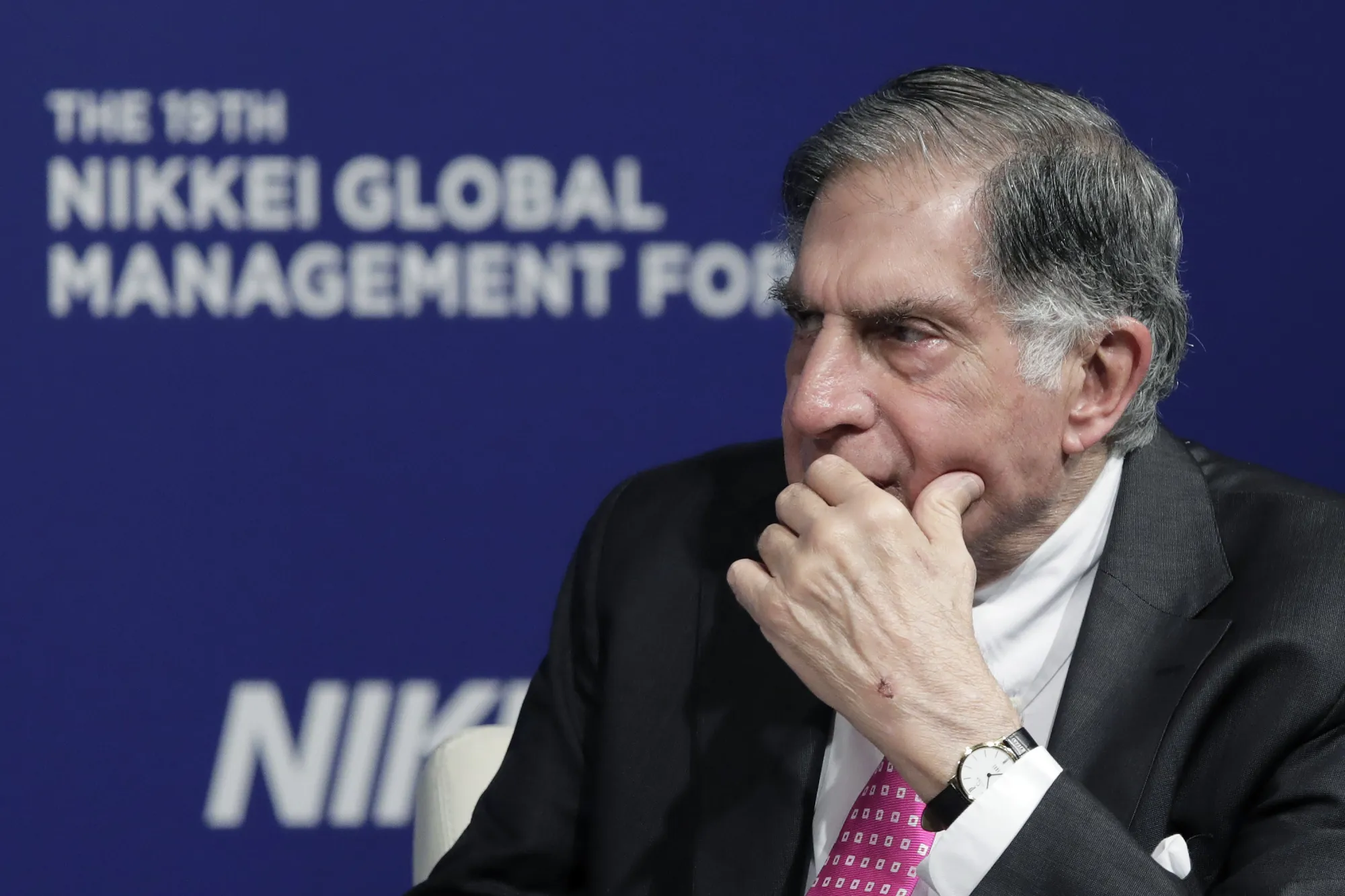 Ratan Tata&nbsp;in Tokyo, Japan, on Tuesday, Nov. 7, 2017.&nbsp;