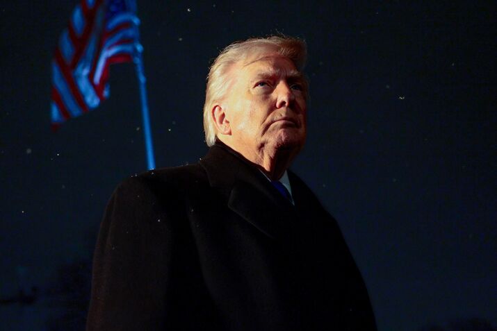 President Trump Departs White House For Florida