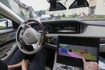 A Mercedes-Benz S-Class automobile during a Daimler autonomous driving demonstration in Immendingen, Germany, on July 17, 2018.