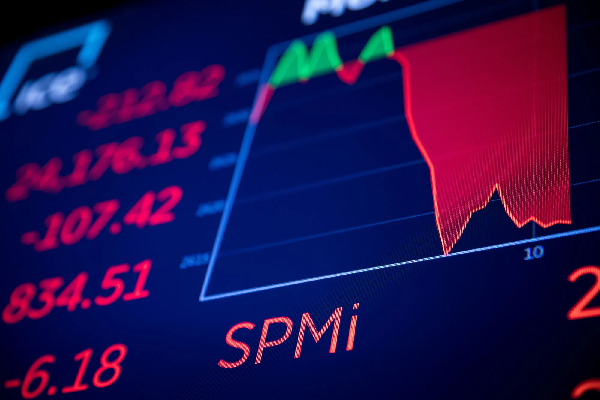 Trading On The Floor Of The NYSE As U.S. Stocks Head to Eight-Month Low While Pound Falls 