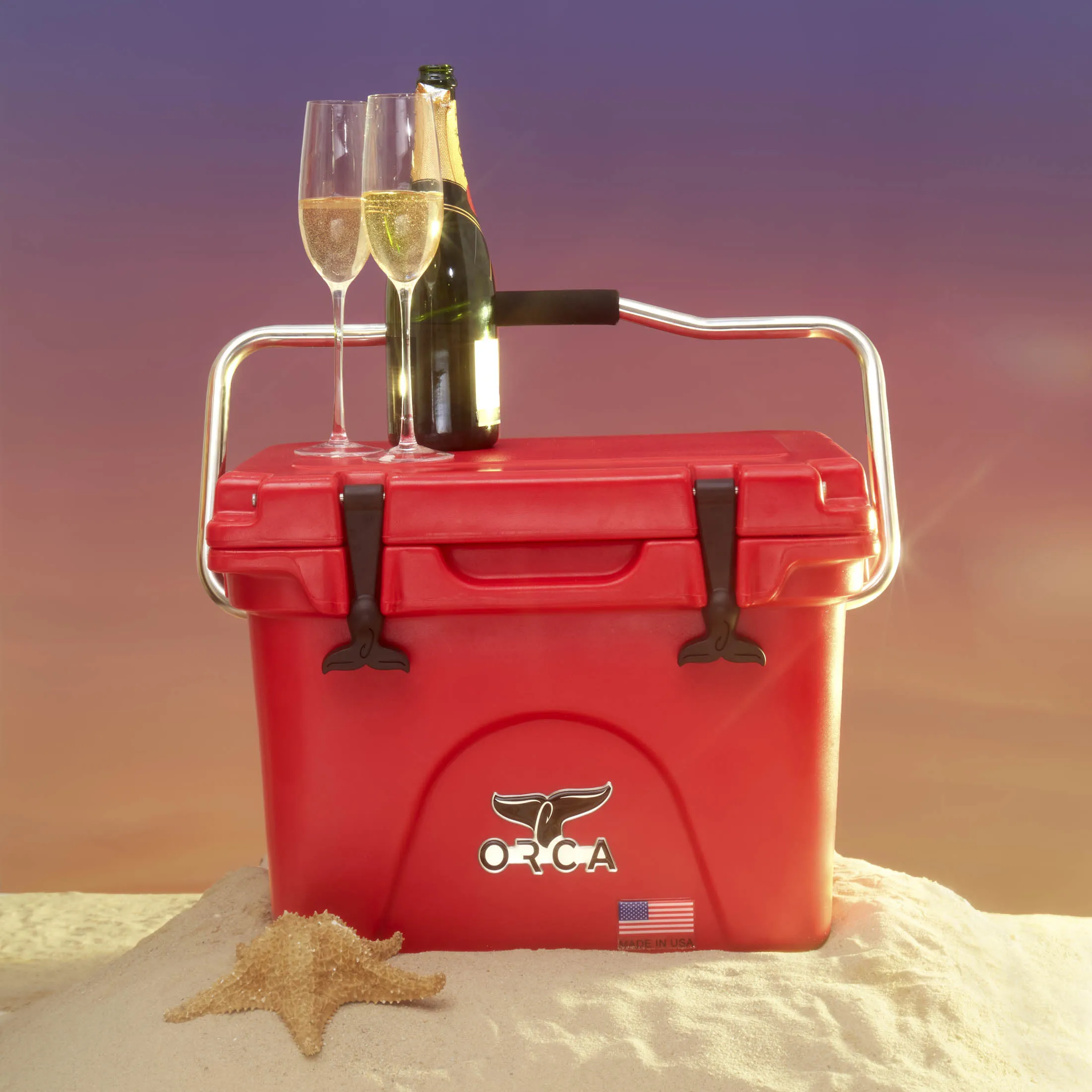 Orca 20-quart cooler.