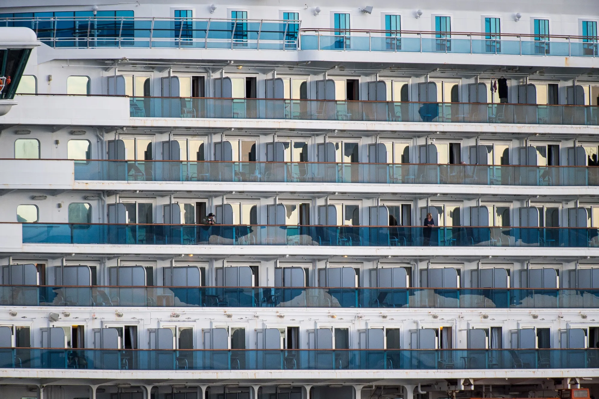 Grand Princess Cruise Ship Docks At The Port Of Oakland