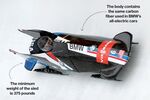 The BMW-designed bobsleds made their official debut at a January competition in Germany