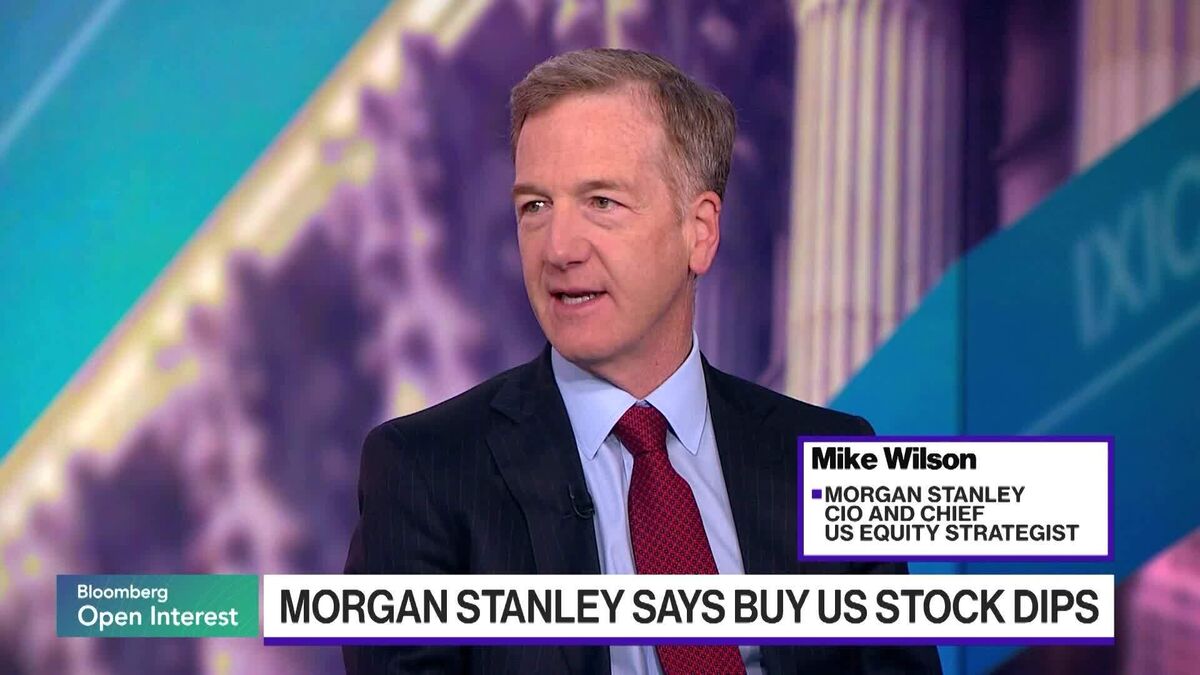 Morgan's Wilson Says 5% Dip In US Stocks Is Possible Morgan's Wilson Says 5% Dip In US Stocks Is Possible