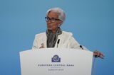 European Central Bank President Christine Lagarde Rates Decision News Conference