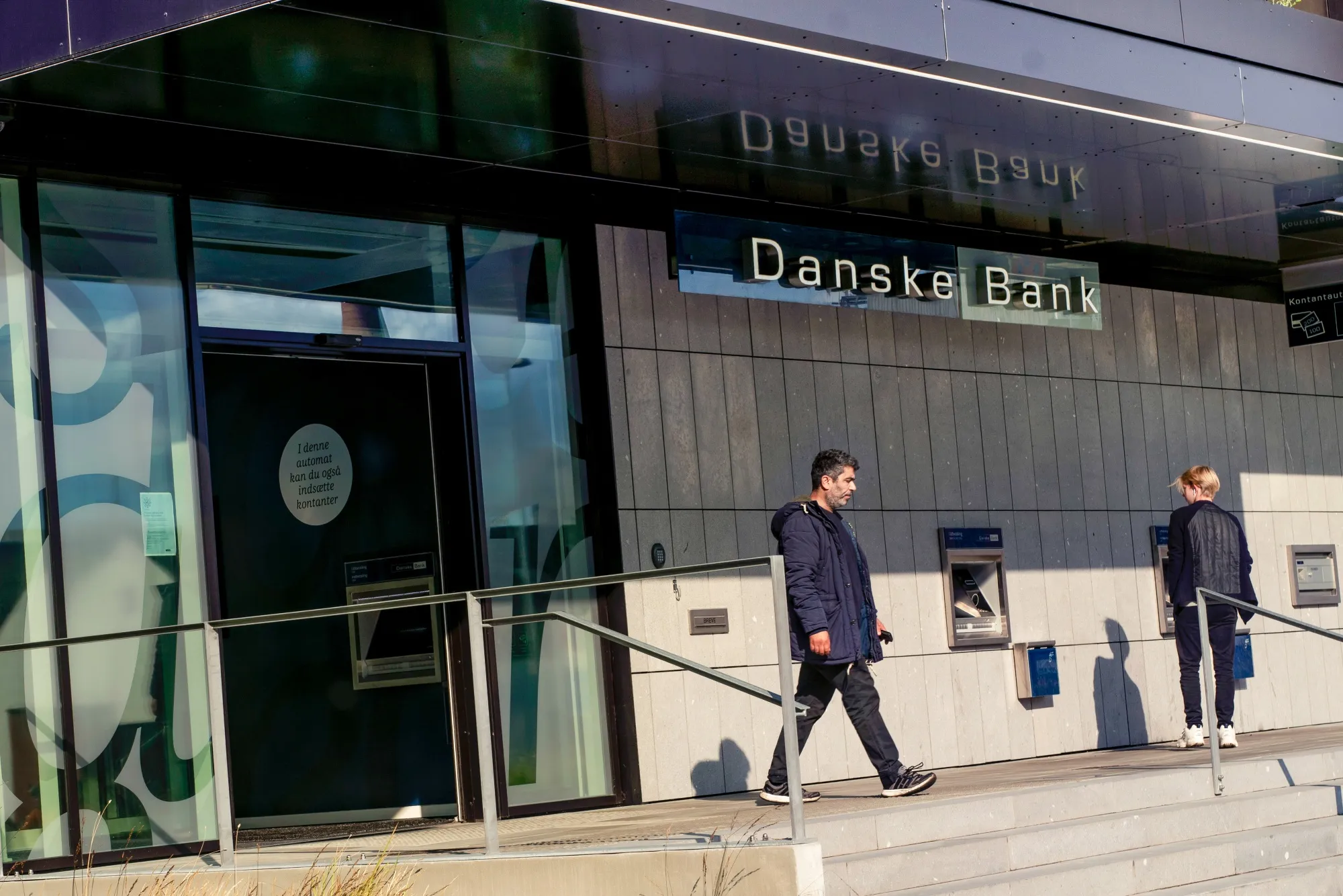 A Danske Bank A/S bank branch in Aarhus, Denmark.