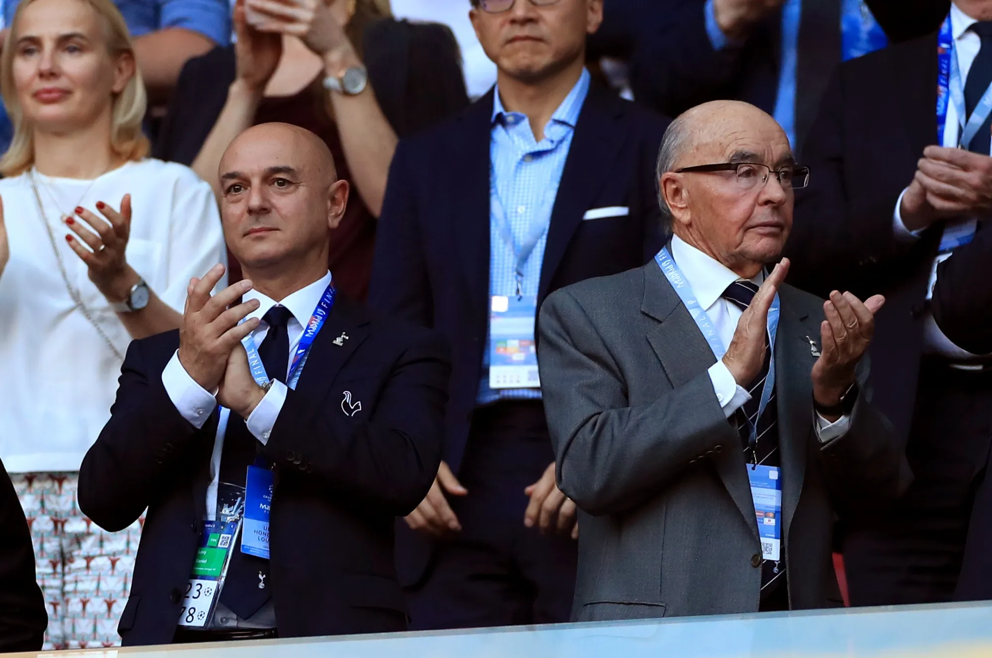 Daniel Levy, left, and Joe Lewis.