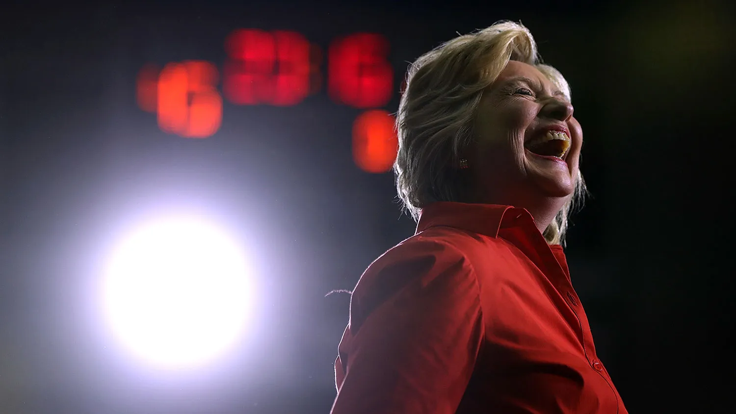 Democratic presidential nominee Hillary Clinton campaigns on July 30, 2016, in Youngstown, Pennsylvania.
