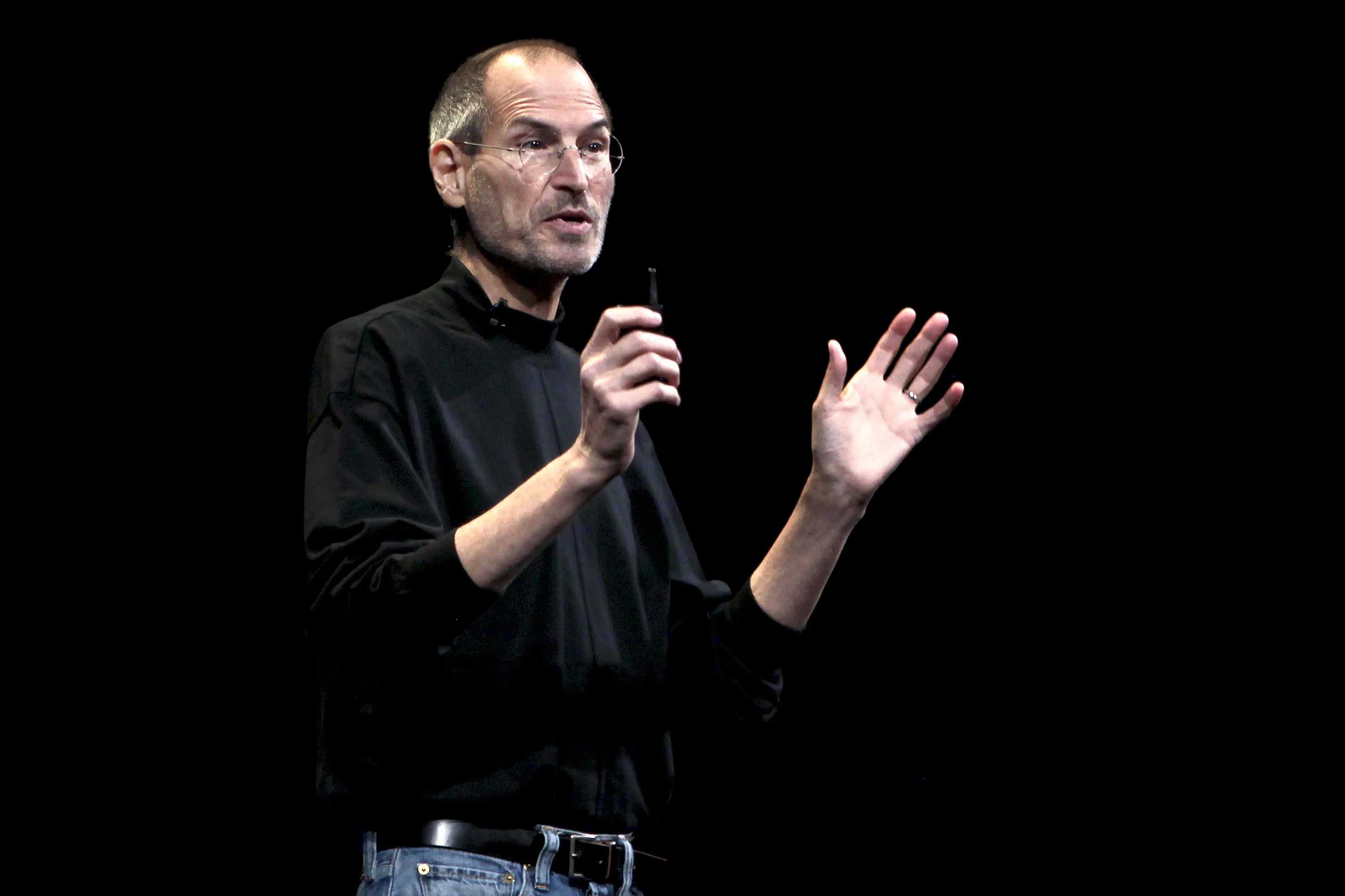 Steve Jobs at the Apple Worldwide Developers Conference 2010.