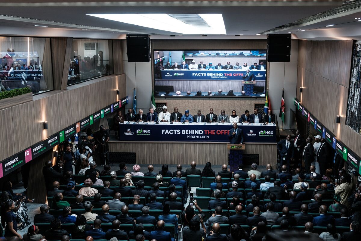 Nigeria Bourse Sees New Listings Spurred by Record Dangote IPO