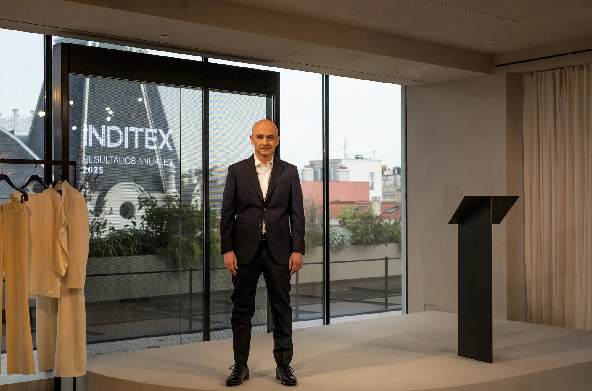 Oscar Garcia&nbsp;Maceiras, CEO of Inditex SA, in Madrid, on March 11.