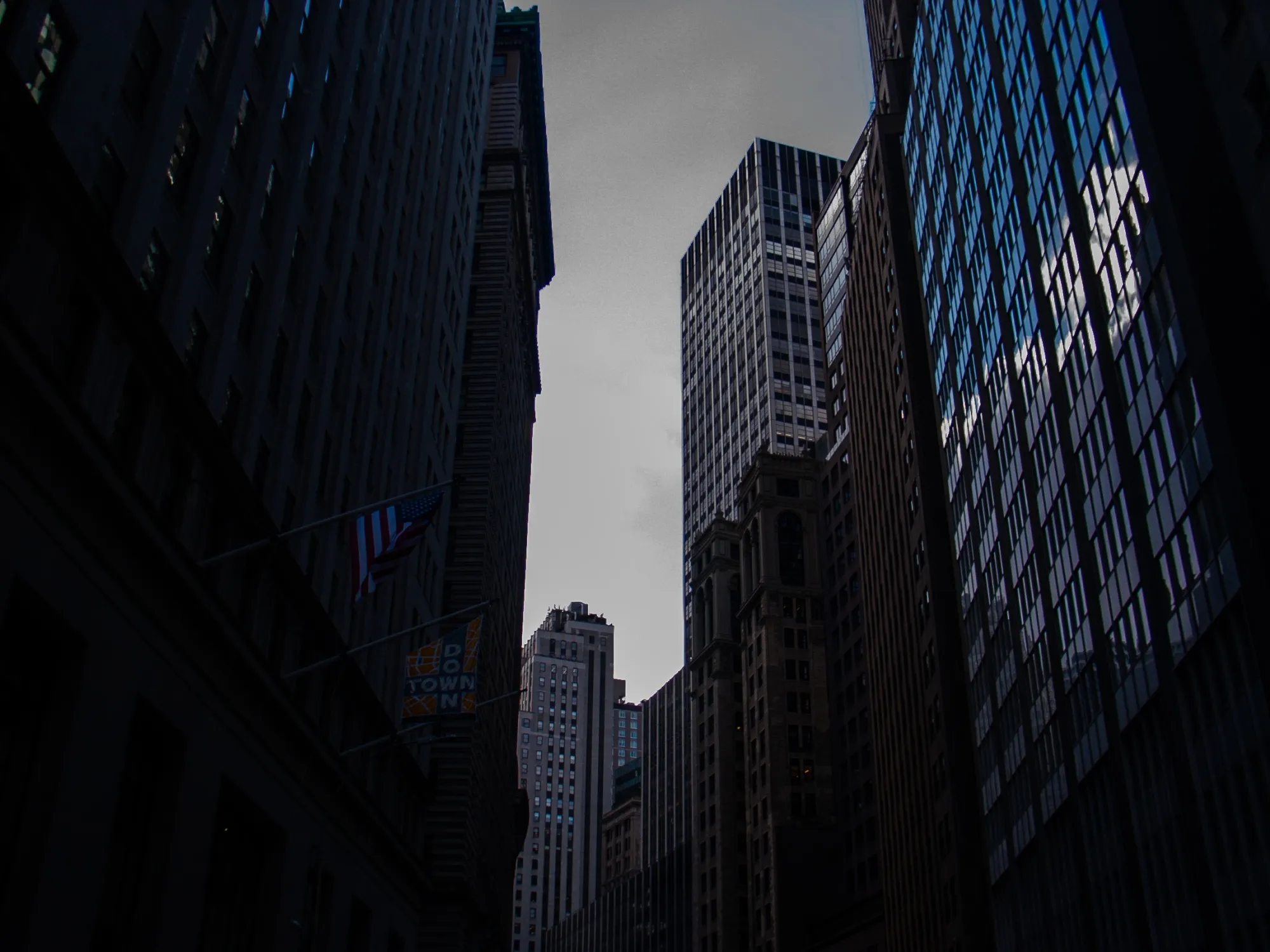Office buildings in the financial district of New York, US, on Friday, Jan. 27, 2023.