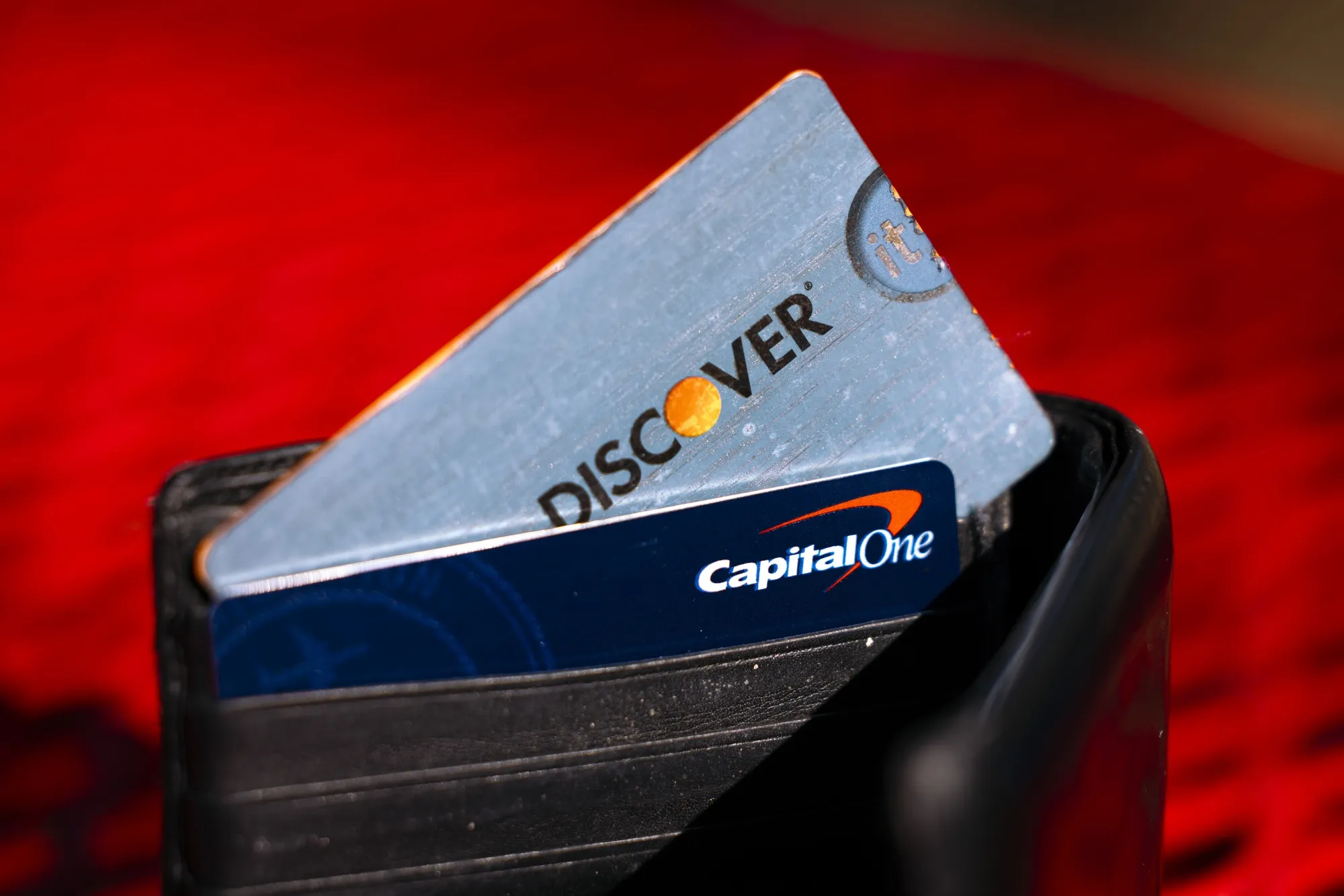 Capital One and Discover credit cards.
