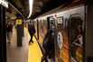 Commuters As NYC Subway System Use Falls In Week 