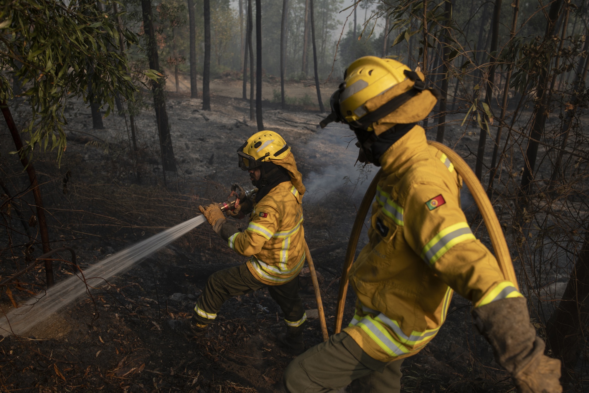 In Portugal, firefighters are asking for a permanent funding mechanism. Photographer: Brais Lorenzo/Bloomberg